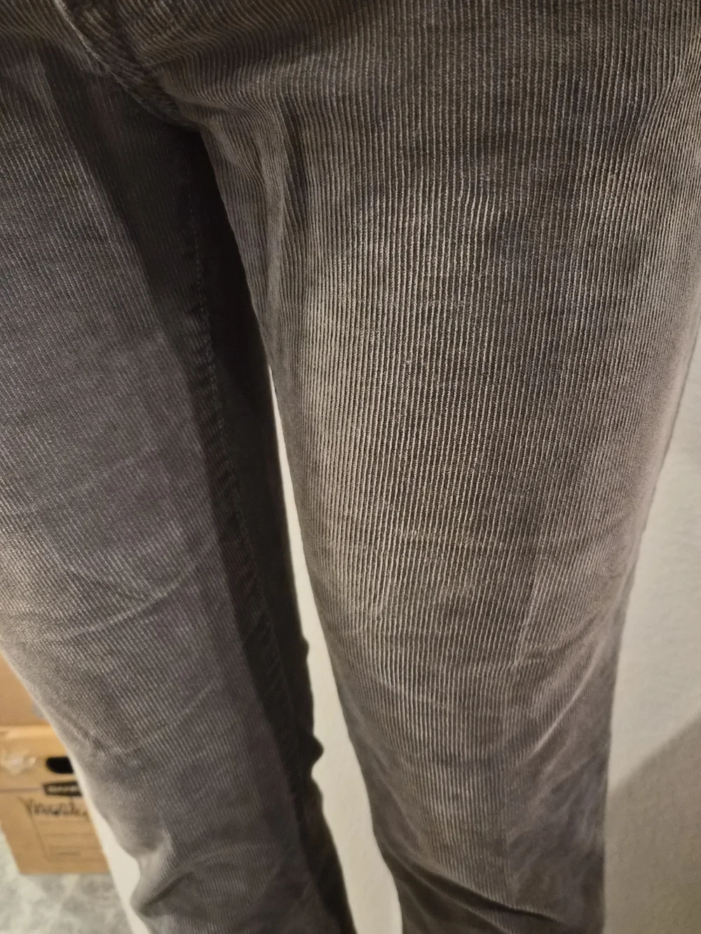 J.Crew Men's Fine Corduroy Pants W34 L34 Khaki Brown Slim Fit 5-Pocket